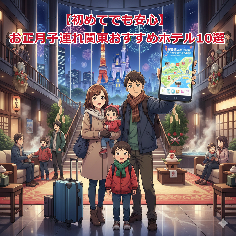【初めてでも安心】お正月子連れ関東おすすめホテル10選