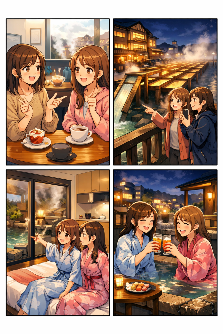 【楽天トラベル高評価】草津温泉 湯畑泉水で癒される女子旅ステイ