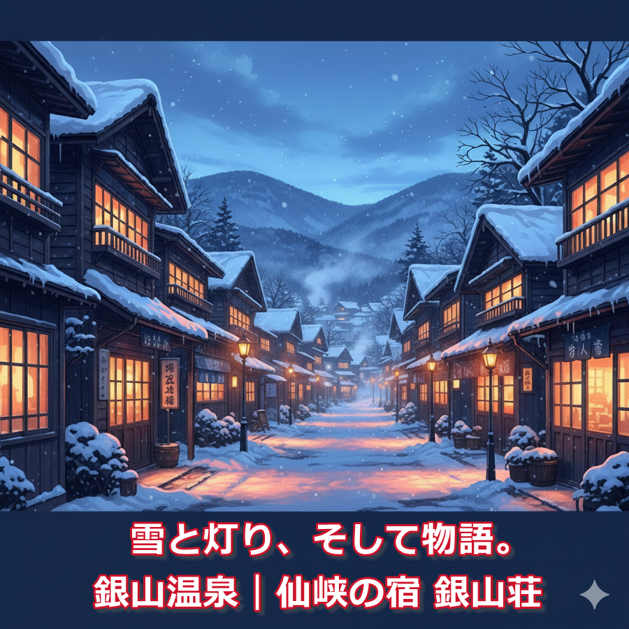 銀山温泉で一番絵になる宿｜仙峡の宿 銀山荘と大正ロマンの世界