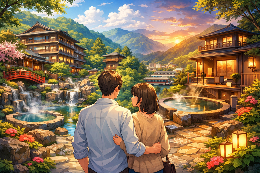 【夫婦で選ぶ】箱根湯本温泉 吉池旅館 vs ホテル仙景｜部屋風呂・温泉重視で比較