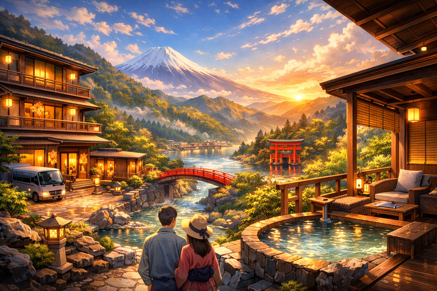 【1泊2万円以内】箱根パークス吉野徹底解説｜口コミ・温泉・おみやげまとめ