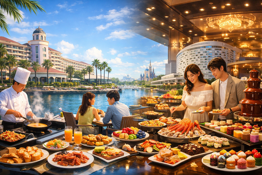 【バイキングとビュッフェの違い】グランドニッコー東京ベイ舞浜とシェラトン徹底比較